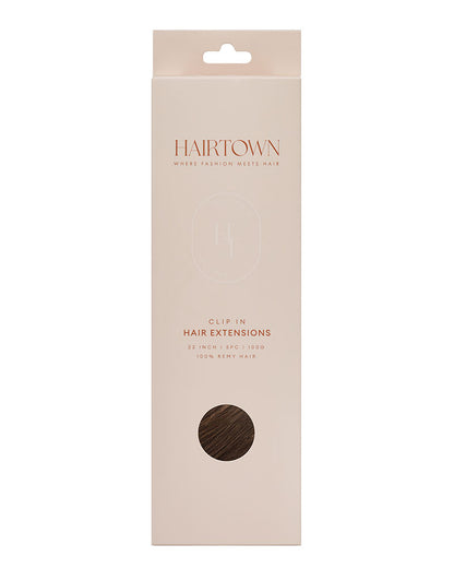 Hairtown Clip-in Extensions -  Darkest Brown