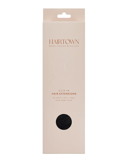 Hairtown Clip-in Extensions -  Off Black