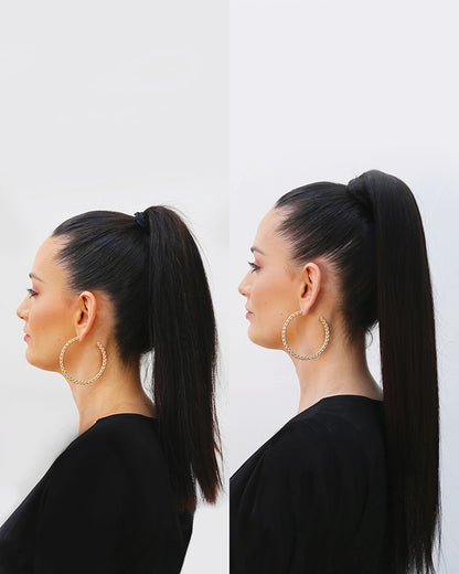 Can you wear a ponytail with sew in extensions? - Quora